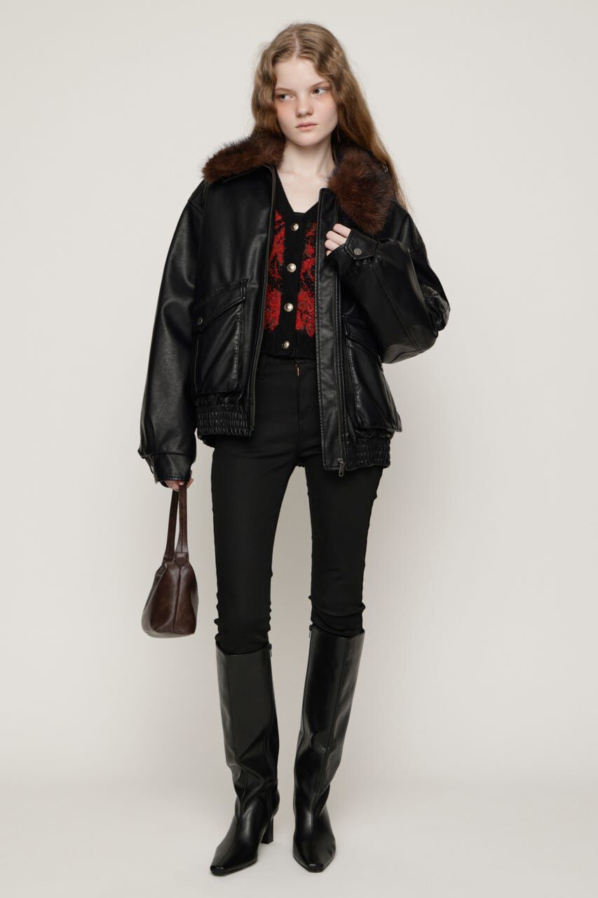 SLY「WASHED PUFFER ブルゾン」|ブルゾン・スタジャン|