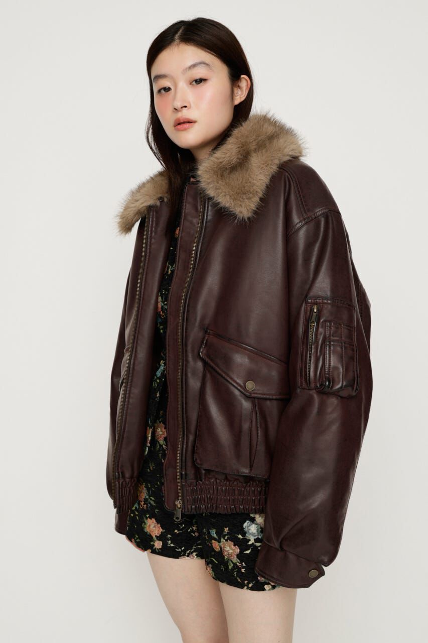 SLY「WASHED PUFFER ブルゾン」|ブルゾン・スタジャン|