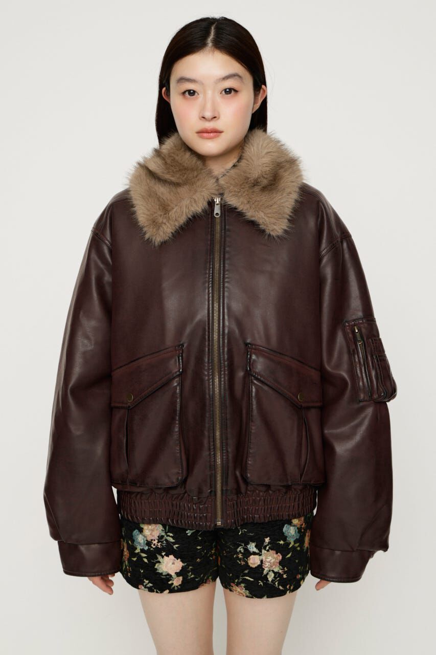 SLY「WASHED PUFFER ブルゾン」|ブルゾン・スタジャン|