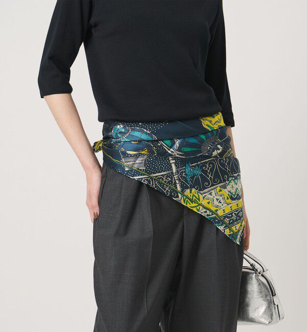 UNITED ARROWS「＜manipuri＞SILK 65&times;65 スカーフ 26FW」|バンダナ・スカーフ|