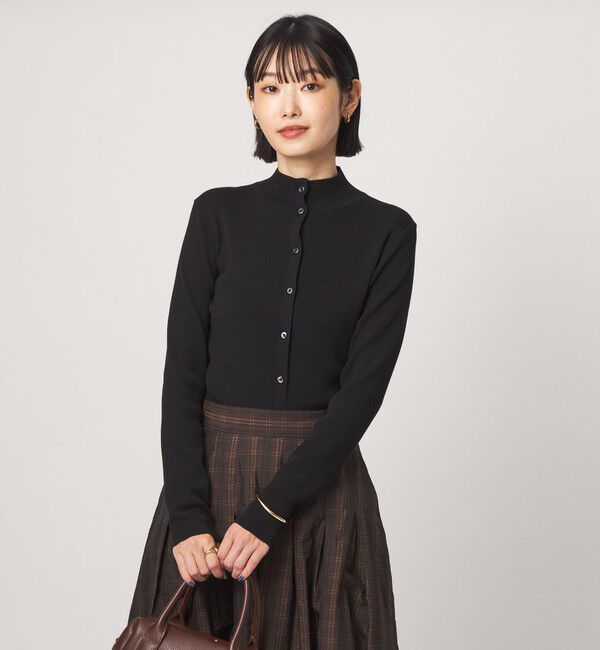 UNITED ARROWS green label relaxing「＜1_OF MINE＞2WAYネック ニット カーディガン マシンウォッシャブル」|カーディガン|
