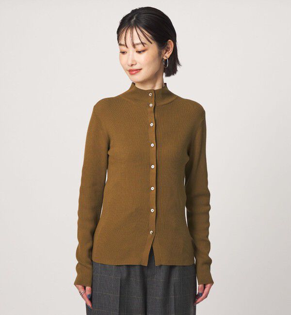 UNITED ARROWS green label relaxing「＜1_OF MINE＞2WAYネック ニット カーディガン マシンウォッシャブル」|カーディガン|
