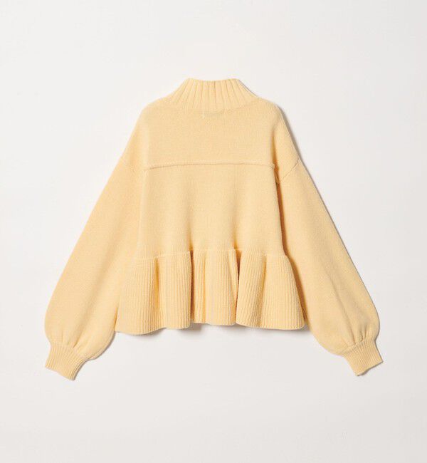 EMMEL REFINES「＜EMMEL REFINES＞EM TRNT ペプラム クルーネック ニットプルオーバー」|ニット・セーター|