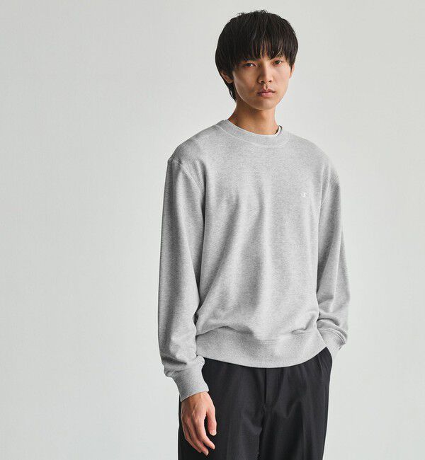 UNITED ARROWS green label relaxing「【別注】＜Champion＞クルーネック 長袖 スウェット」|スウェット・ジャージ|MD.GRAY