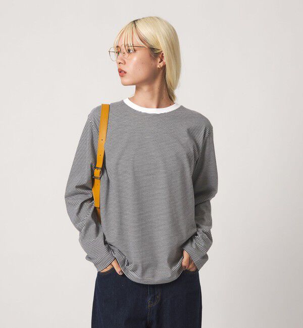 BEAUTY&YOUTH UNITED ARROWS「ソリッド＆ボーダー ロングスリーブ Tシャツ」|Tシャツ・カットソー|その他1