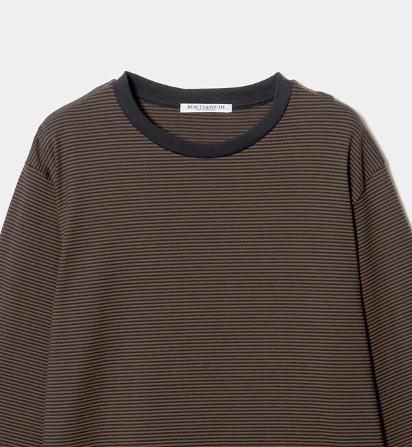BEAUTY&YOUTH UNITED ARROWS「ソリッド＆ボーダー ロングスリーブ Tシャツ」|Tシャツ・カットソー|