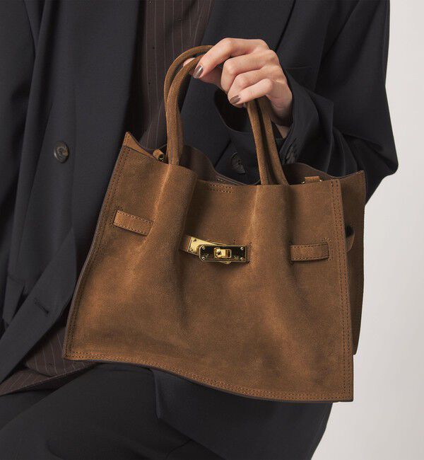 BEAUTY&YOUTH UNITED ARROWS「【WEB限定】＜VIOLAd&rsquo;ORO＞TRERO スエード トートバッグ M」|トートバッグ|MD.BROWN