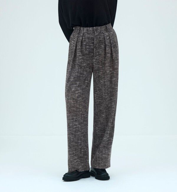GALERIE VIE「ウーミルドスムースプリント 2タックパンツ」|その他|