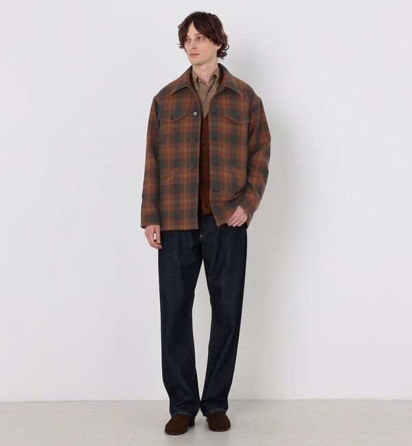 TOMORROWLAND MENS「【別注】PENDLETON ウールチェック CPO シャツブルゾン」|ブルゾン・スタジャン|