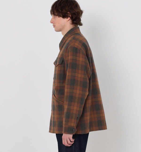 TOMORROWLAND MENS「【別注】PENDLETON ウールチェック CPO シャツブルゾン」|ブルゾン・スタジャン|