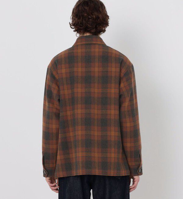 TOMORROWLAND MENS「【別注】PENDLETON ウールチェック CPO シャツブルゾン」|ブルゾン・スタジャン|