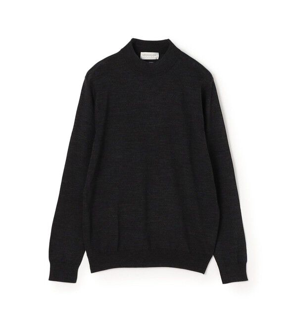 TOMORROWLAND MENS「TOMORROWLAND tricot スーパーファインメリノウール モックネックニット S-WOOL」|ニット・セーター|17 チャコールグレー