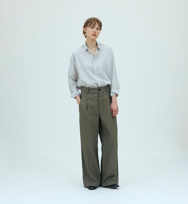GALERIE VIE「コットンタイプライター ロングスリーブシャツ」|シャツ・ブラウス|