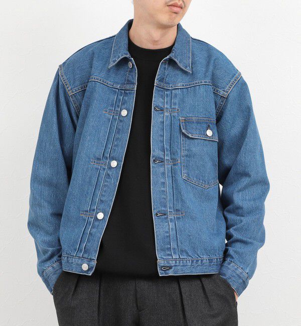 NOLLEY'S goodman「【SHIOTA/シオタ】デニムトラッカージャケット 26AW」|デニムジャケット|ネイビー