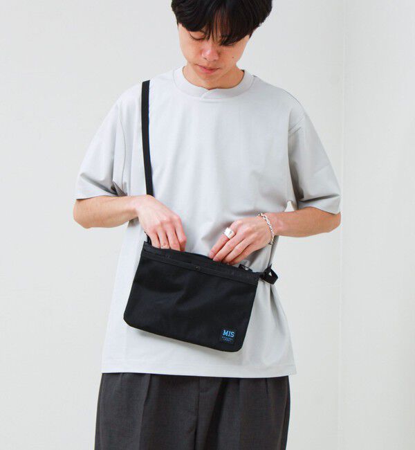 GLOSTER「【MIS/エムアイエス】メッシュポケットサコッシュ」|ショルダー・メッセンジャー|