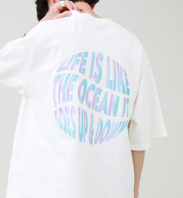 GLOSTER「【1枚でキマる主役TEE】フォト&times;メッセージプリントTEE」|Tシャツ・カットソー|