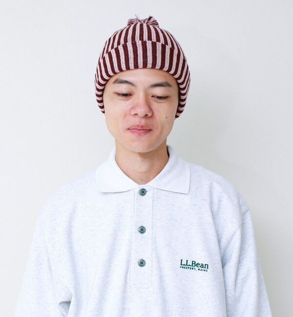 GLOSTER「【INFIELDER DESIGN/インフィールダーデザイン】ST PON BEANIE ニット帽」|ニット帽|
