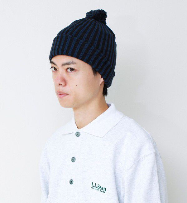 GLOSTER「【INFIELDER DESIGN/インフィールダーデザイン】ST PON BEANIE ニット帽」|ニット帽|