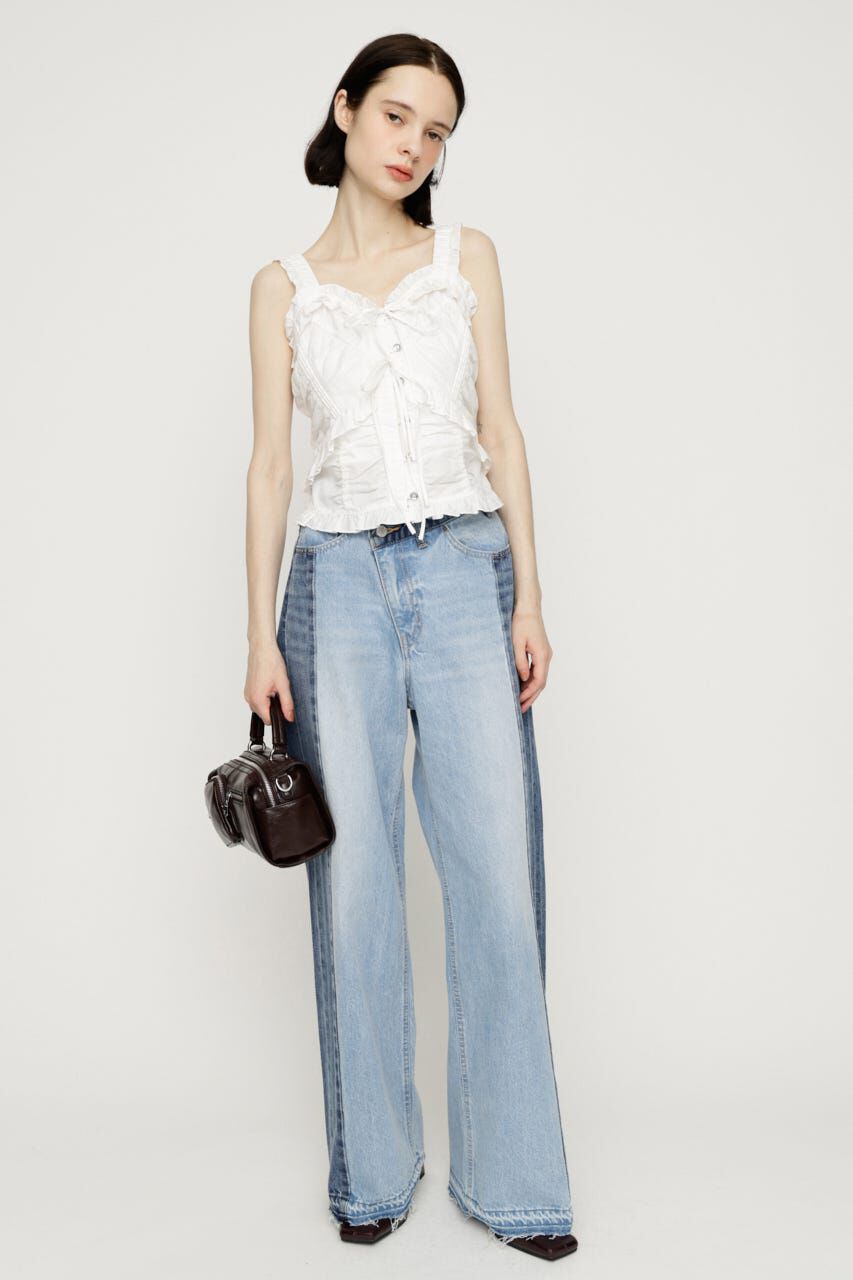 SLY「DUNGAREE SQUEEZE CAMI ブラウス」|キャミソール|