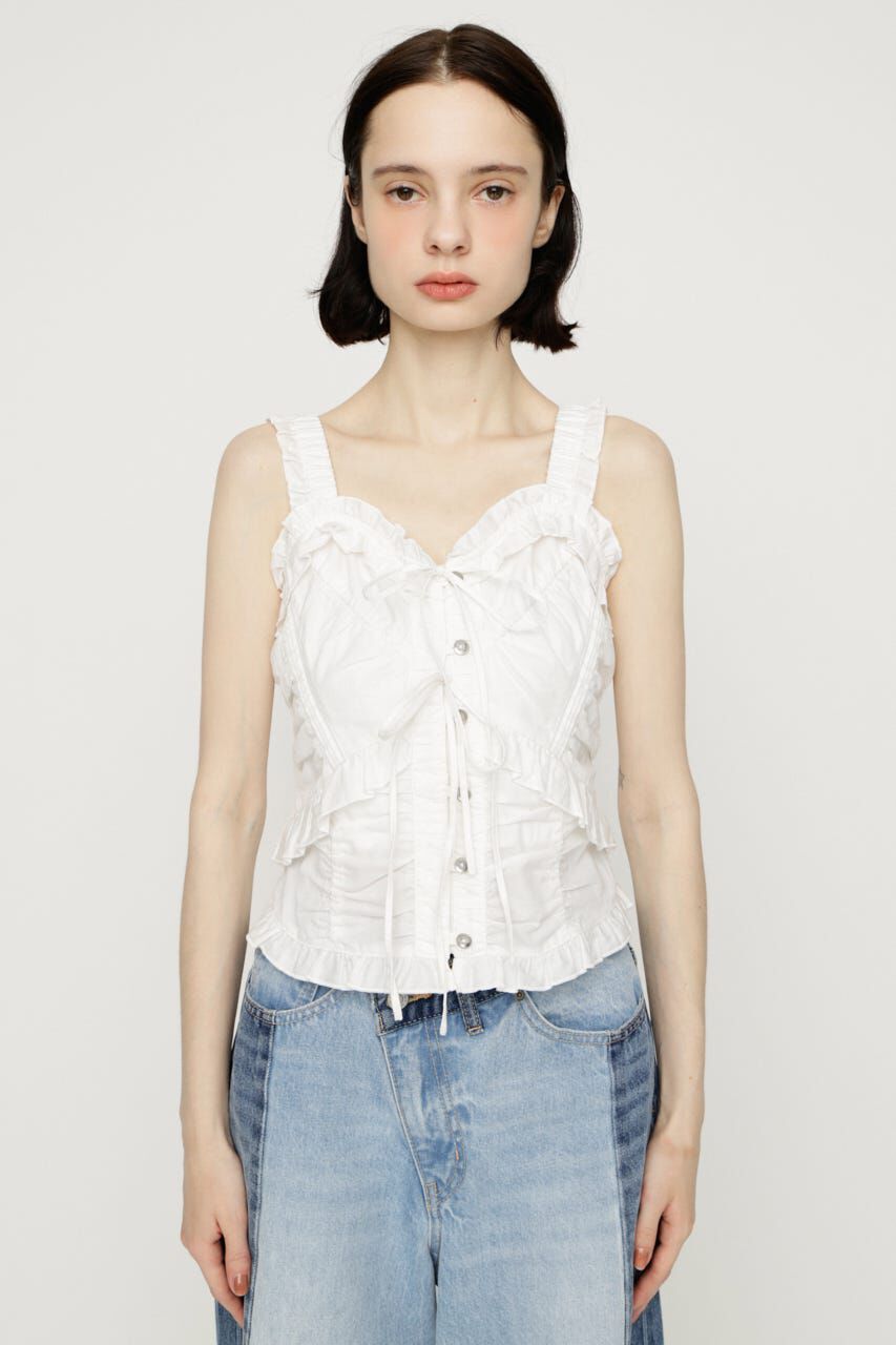 SLY「DUNGAREE SQUEEZE CAMI ブラウス」|キャミソール|
