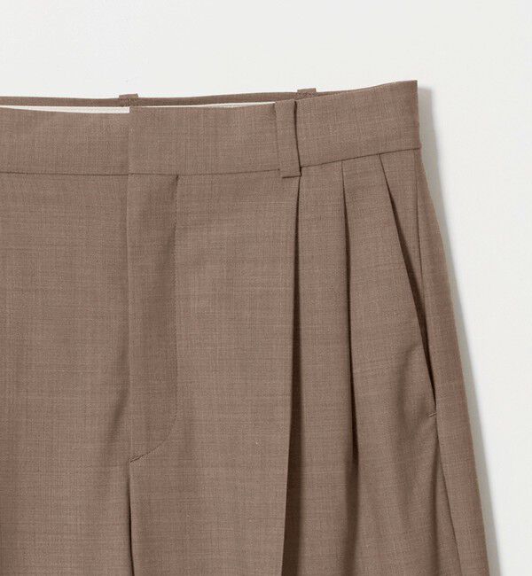 UNITED ARROWS「トロピカル ２タック ワイドパンツ」|スラックス|
