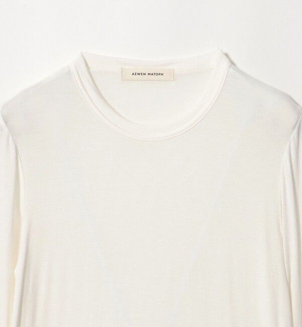AEWEN MATOPH「＜AEWEN MATOPH＞シアー クルーネック カットソー」|Tシャツ・カットソー|