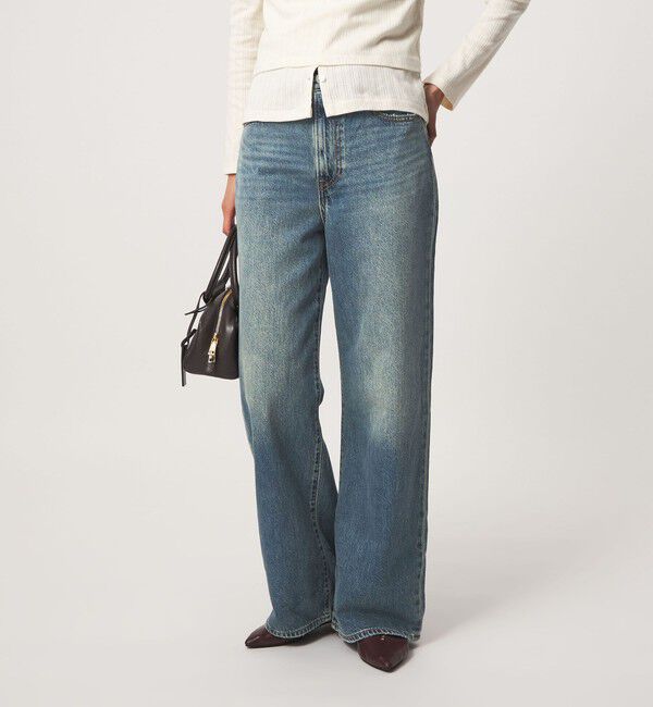 UNITED ARROWS green label relaxing「＜Levi's(R)＞RIB CAGE ワイド デニムパンツ」|デニム|COBALT