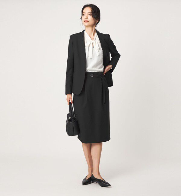 UNITED ARROWS green label relaxing「［size SHORT/TALLあり］ライト ダブルクロス タイトスカート」|タイト|