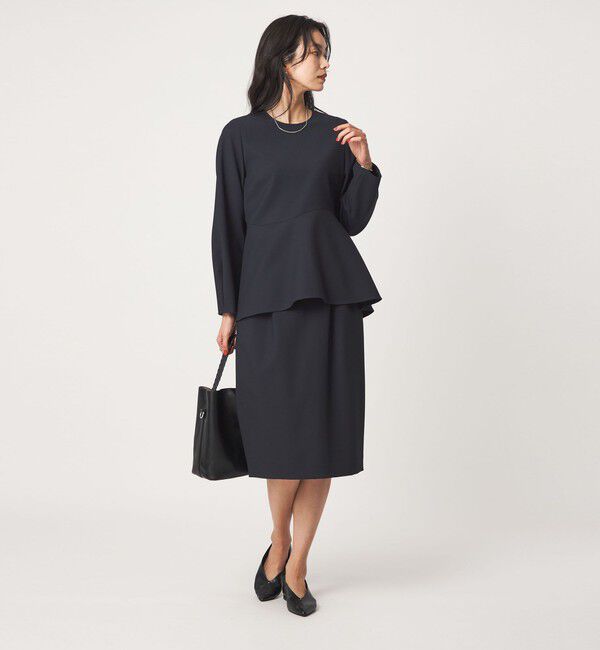 UNITED ARROWS green label relaxing「［size SHORT/TALLあり］ライト ダブルクロス タイトスカート」|タイト|
