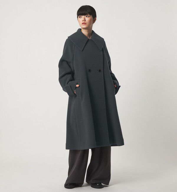 EMMEL REFINES「＜EMMEL REFINES＞EM Wボタン ビッグカラー テントコート」|その他|