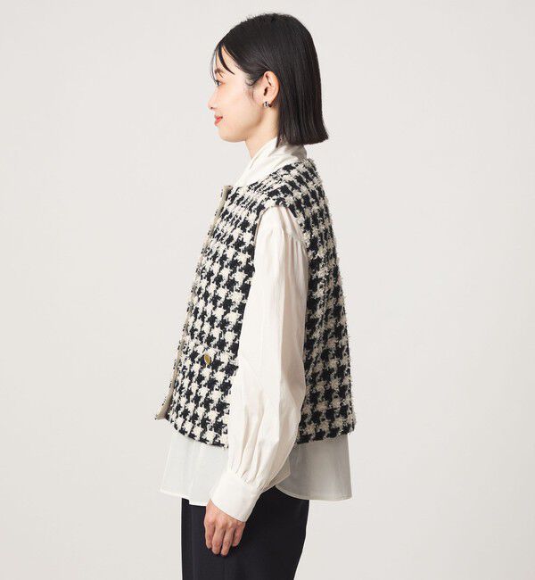 UNITED ARROWS green label relaxing「ファンシー チドリ ツイード ジレ ベスト」|ベスト・ジレ|