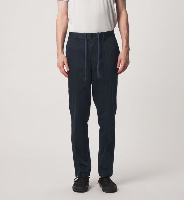 UNITED ARROWS green label relaxing「TC サテン スマートレッグ S2 パンツ -ストレッチ-」|チノ|