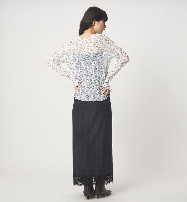 EMMEL REFINES「＜EMMEL REFINES＞EM コバナレース 2WAY プルオーバー」|Tシャツ・カットソー|