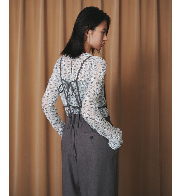 EMMEL REFINES「＜EMMEL REFINES＞EM コバナレース 2WAY プルオーバー」|Tシャツ・カットソー|