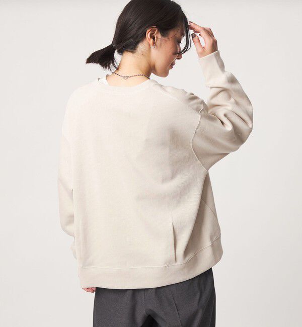 UNITED ARROWS green label relaxing「【WEB限定】＜at ease＞ダブルフェイス Vネック プルオーバー カットソー」|Tシャツ・カットソー|
