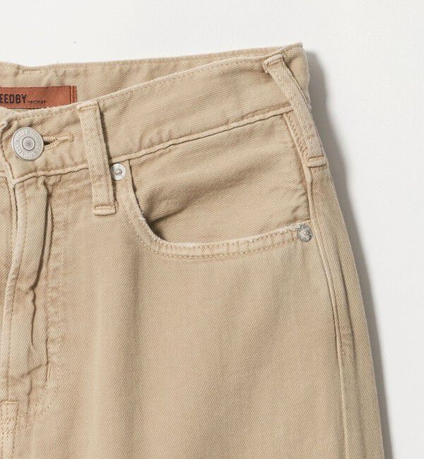 BEAUTY&YOUTH UNITED ARROWS「【別注】＜NEEDBY heritage＞ワイドフレア デニムパンツ/ベージュ」|デニム|