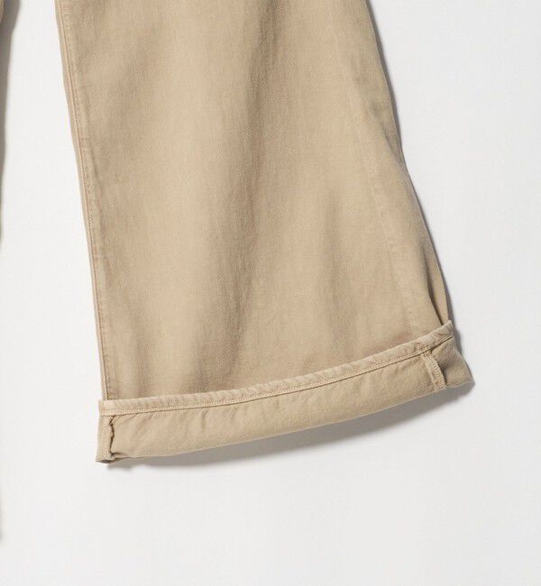 BEAUTY&YOUTH UNITED ARROWS「【別注】＜NEEDBY heritage＞ワイドフレア デニムパンツ/ベージュ」|デニム|
