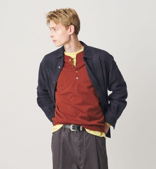 BEAUTY&YOUTH UNITED ARROWS「ウーブン ネル チェック シャツ」|シャツ・ブラウス|DK.GRAY