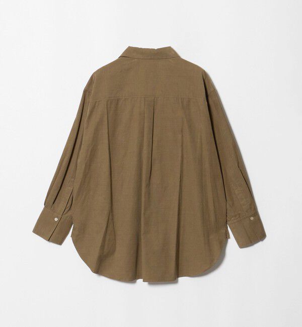 BEAUTY&YOUTH UNITED ARROWS「コットンコーデュロイ スキッパーチュニック」|シャツ・ブラウス|