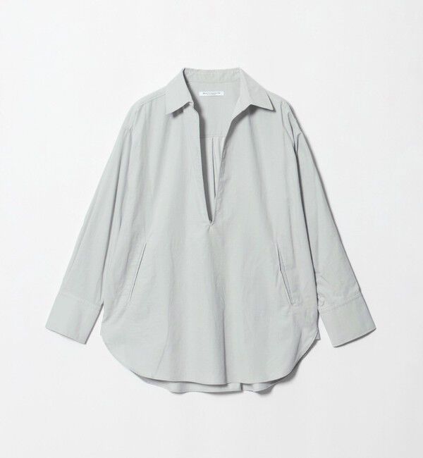 BEAUTY&YOUTH UNITED ARROWS「コットンコーデュロイ スキッパーチュニック」|シャツ・ブラウス|LIME
