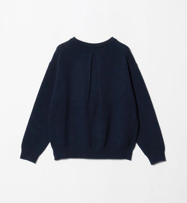 BEAUTY&YOUTH UNITED ARROWS「コットンブレンド バックタック ニットプルオーバー ウォッシャブル」|ニット・セーター|
