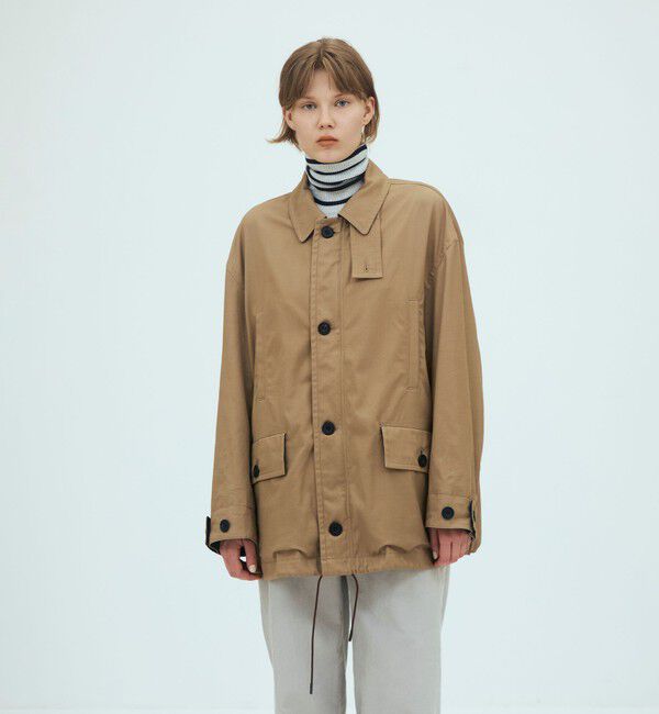 GALERIE VIE「パウダーコットンギャバジン ショートコート」|その他|