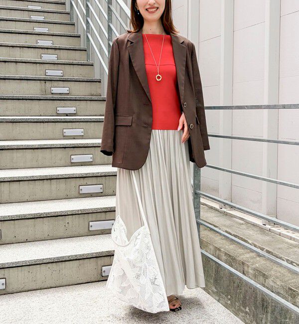 NOLLEY'S sophi「《手洗い可能》【BECシリーズ】マルチファンクションマチ付きオフショルプルオーバー」|ニット・セーター|