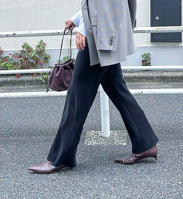 NOLLEY'S sophi「【NOLLEY&rsquo;S mgr.松葉別注・一部WEB限定色】《セットアップ》ツイルバイヤス洗練美脚パンツ」|その他|