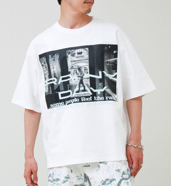GLOSTER「【1枚でキマる主役TEE】フォト&times;メッセージプリントTEE」|Tシャツ・カットソー|ホワイト系その他4