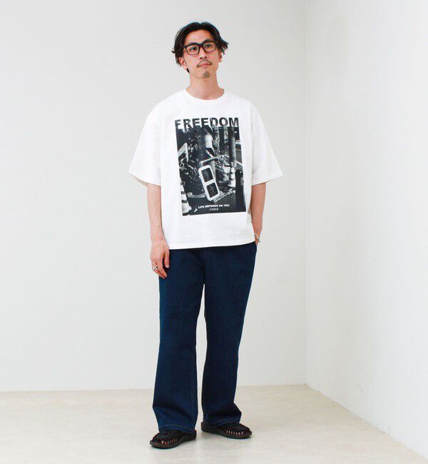 GLOSTER「【1枚でキマる主役TEE】フォト&times;メッセージプリントTEE」|Tシャツ・カットソー|