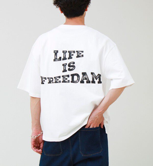 GLOSTER「【1枚でキマる主役TEE】フォト&times;メッセージプリントTEE」|Tシャツ・カットソー|