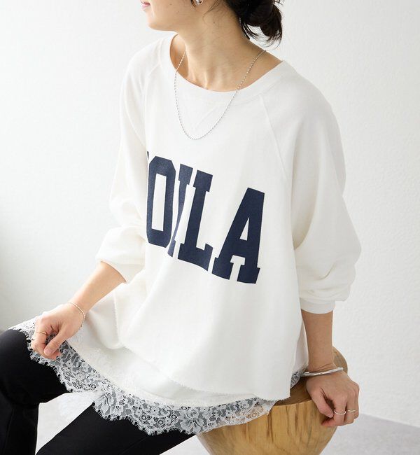  「【Yossshiiii企画】ワイドロゴカットオフスウェット」|Tシャツ・カットソー|