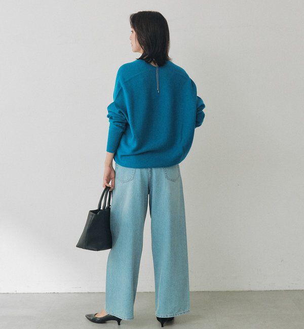  「ウール100NEWバックボリュームニット」|ニット・セーター|