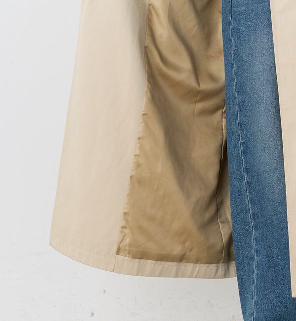  「【A・MONN】ファー付きオープンカラーコート」|その他|